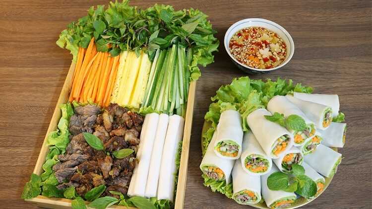 Tối nay ăn gì - Phở cuốn bò