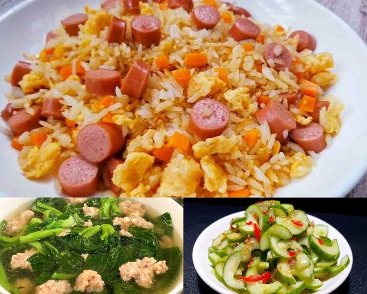 Tối nay ăn gì - Bữa ăn đạm bạc với 3 món