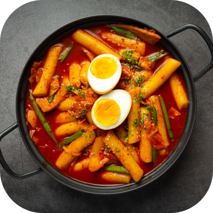Tokbokki ăn với gì?