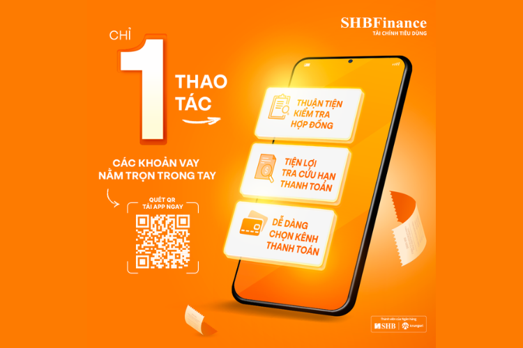 Thanh toán khoản vay nhanh chóng với app SHB Finance