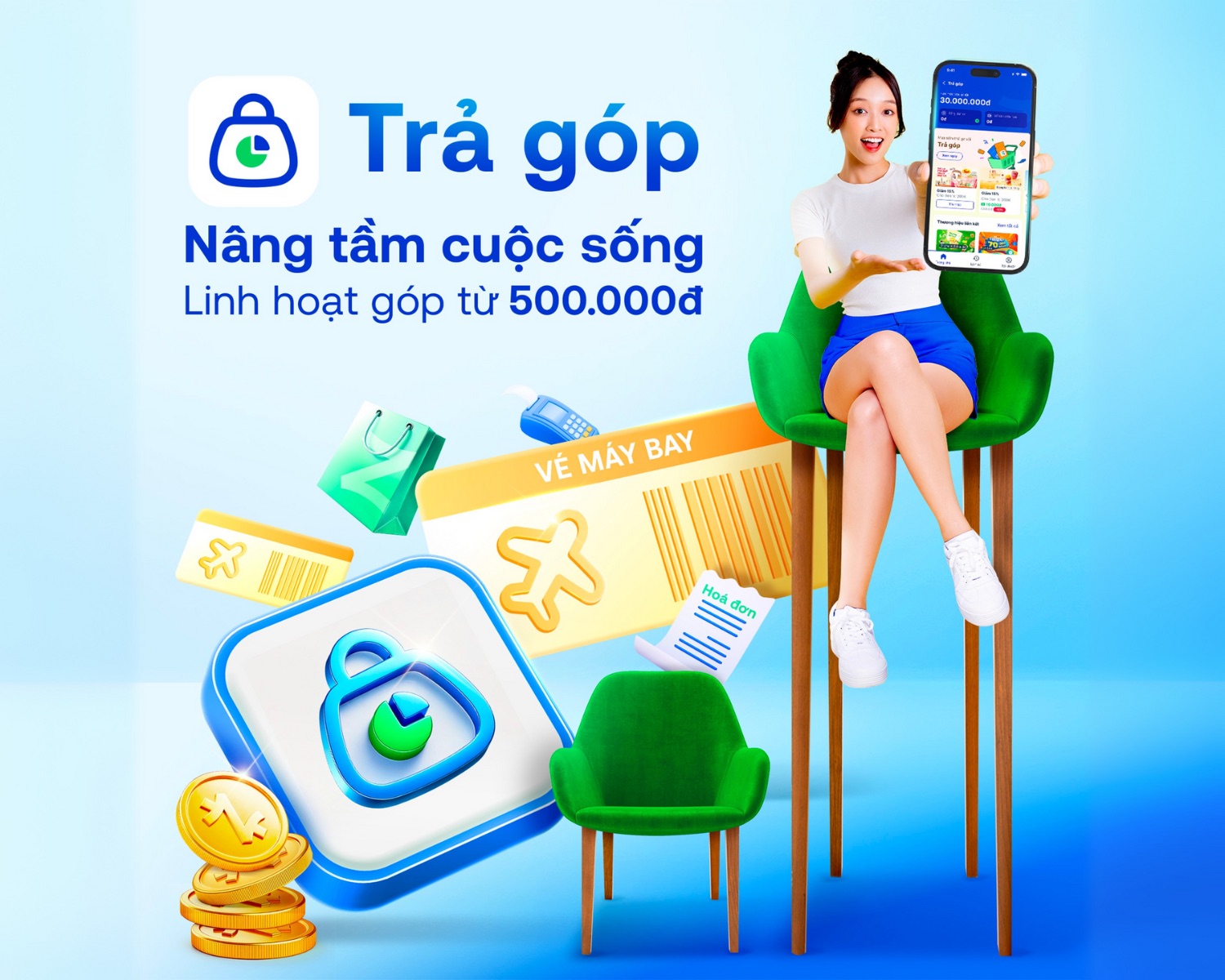 Trả góp qua Zalopay – Nâng tầm cuộc sống, dễ dàng chi tiêu từ 500.000đ.