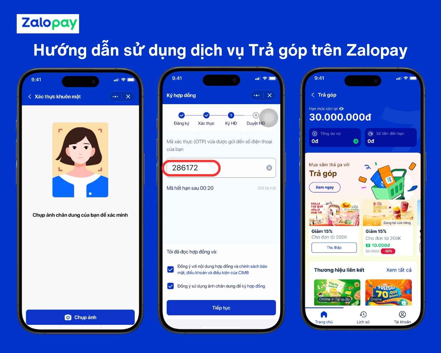 Zalopay cung cấp dịch vụ Trả góp, lãi suất thấp