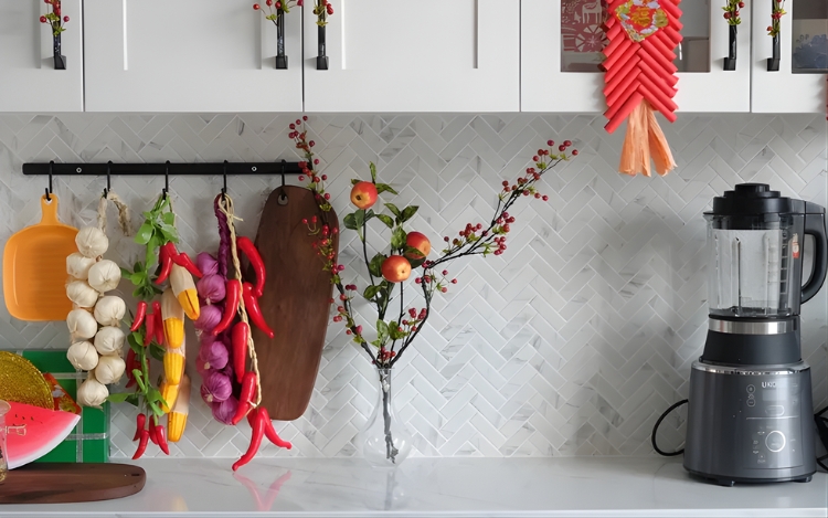 Ý tưởng trang trí Tết cho nhà bếp