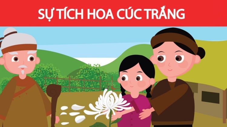 Truyện tranh cho bé - Sự tích hoa cúc trắng