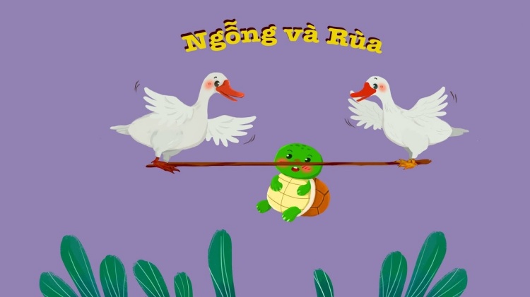 Truyện tranh cho bé - Ngỗng và rùa