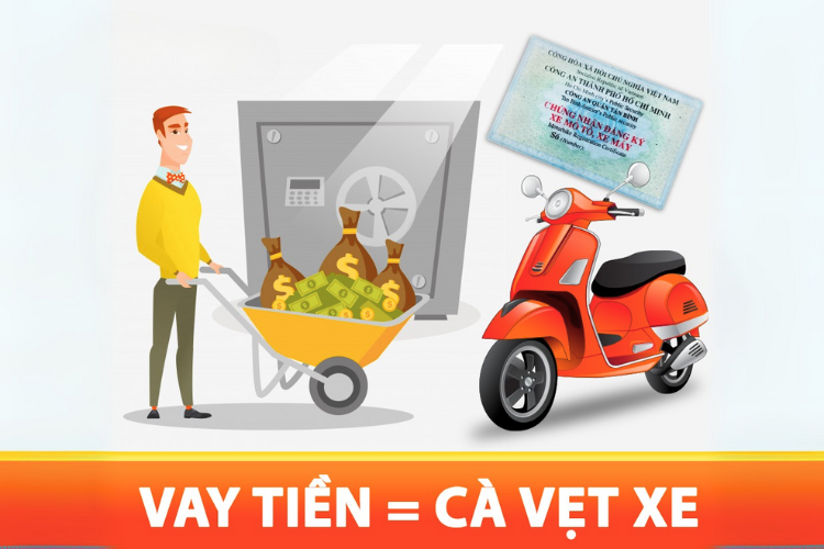 Vay tiền nhanh chóng bằng cavet xe máy.
