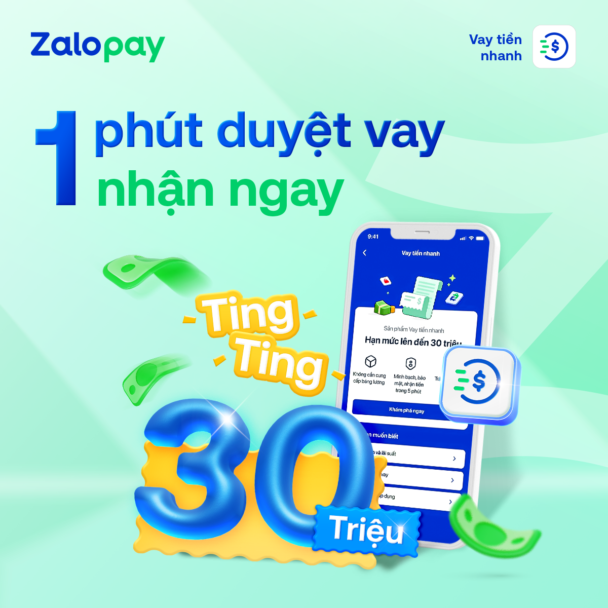 Vay tiền nhanh với Zalopay, giúp bạn dễ dàng giải quyết các nhu cầu tài chính bất ngờ