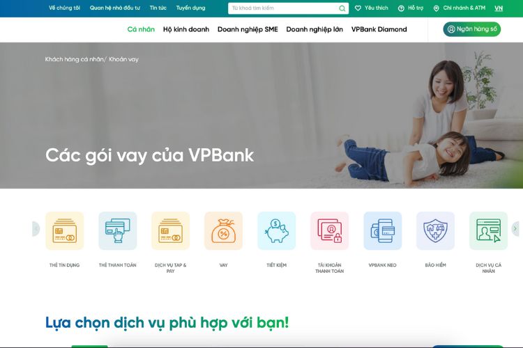 Ngân hàng VBBank vay tiền mặt online chỉ cần CMND/CCCD
