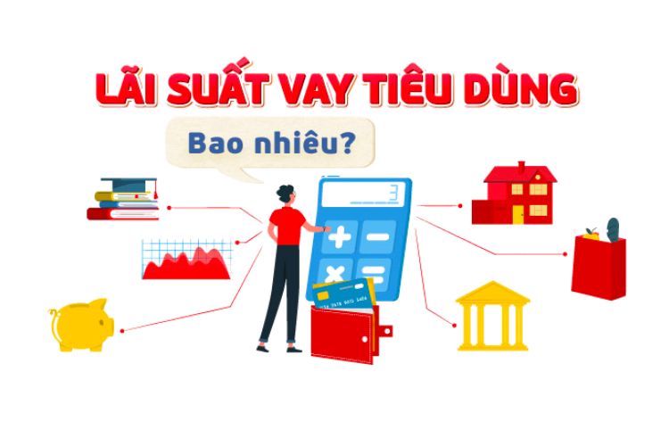 Mức lãi suất vay tiêu dùng sẽ khác nhau tùy theo hình thức vay và chính sách của từng đơn vị tài chính.