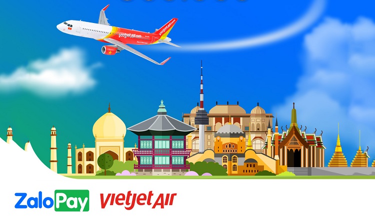 Cách đặt vé máy bay VietJet Air giá rẻ qua ví điện tử ZaloPay